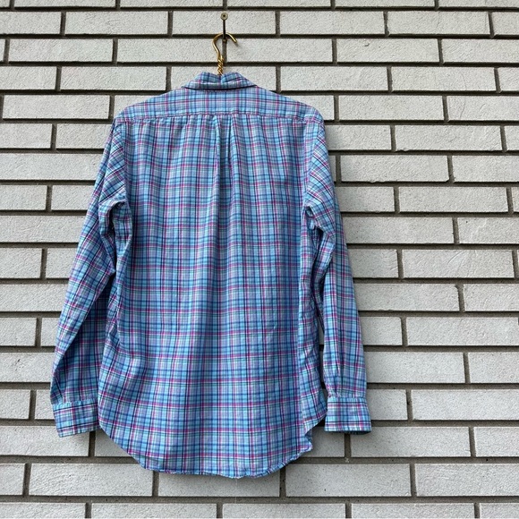 Ralph Lauren Men’s Medium Multicolor Plaid Button Down Shirt 100% Cotton - Picture 7 of 8